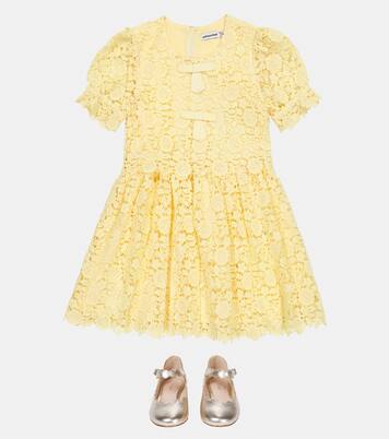Guipure lace dress | Self-Portrait Kids