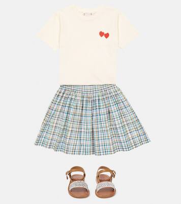 Jupe Nouméa en coton à carreaux | Bonpoint