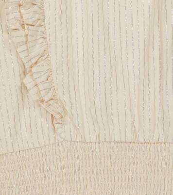 Metallic ruffled top | Molo