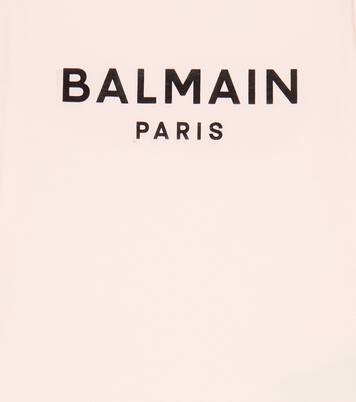 Logo cotton jersey T-shirt | Balmain Kids