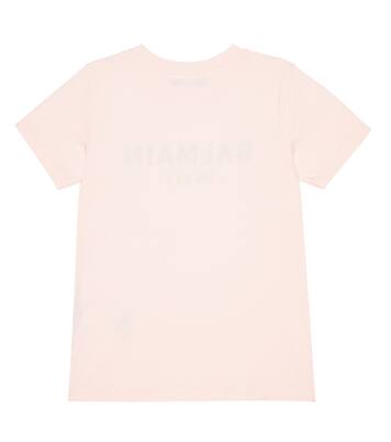 Logo cotton jersey T-shirt | Balmain Kids