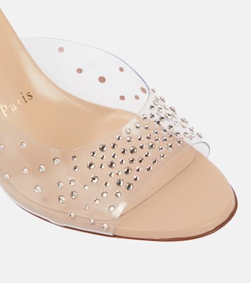 Nudes Verzierte Pantoletten Degramule | Christian Louboutin