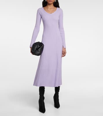 Ribbed-knit wool-blend midi dress | Dorothee Schumacher