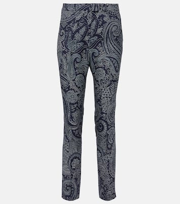 Bedruckte High-Rise-Hose | Etro