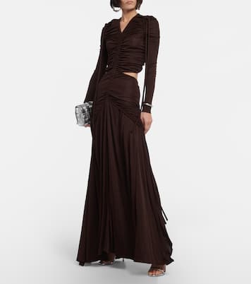 Sandalen Olie 105 aus Metallic-Leder | Aquazzura