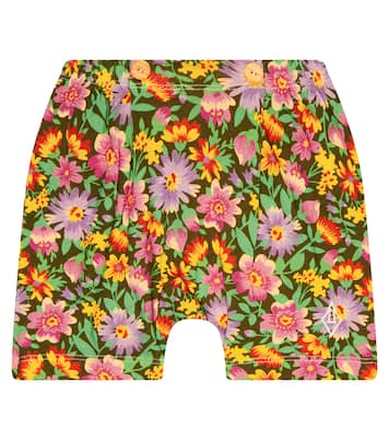 Baby Mole printed cotton shorts | The Animals Observatory