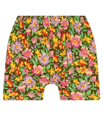 Baby Mole printed cotton shorts | The Animals Observatory