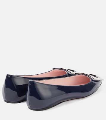 Trompette patent leather ballet flats | Roger Vivier