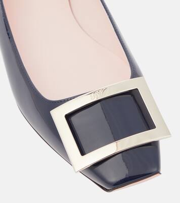 Trompette patent leather ballet flats | Roger Vivier