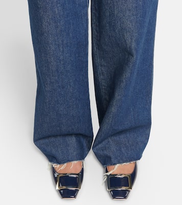 Trompette patent leather ballet flats | Roger Vivier