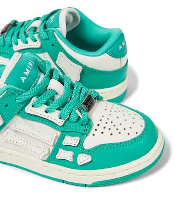 Skel Top leather low-top sneakers | Amiri Kids