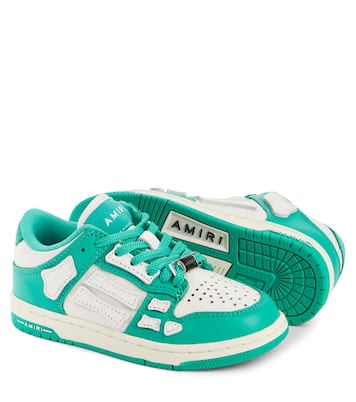 Skel Top leather low-top sneakers | Amiri Kids