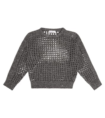 Wool and cashmere-blend sweater | Brunello Cucinelli Kids