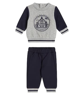 Baby printed cotton sweatshirt and sweatpants set | Tartine et Chocolat