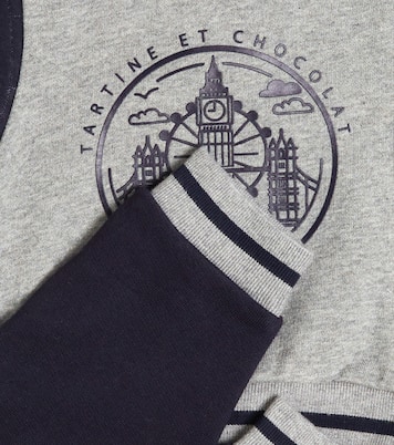 Baby printed cotton sweatshirt and sweatpants set | Tartine et Chocolat