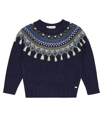 Jacquard wool-blend sweater | Tartine et Chocolat