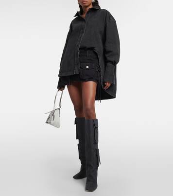 Botas altas Sienna en denim | The Attico