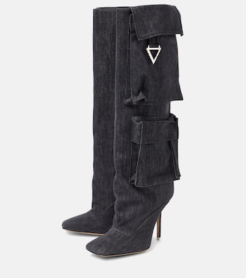 Botas altas Sienna en denim | The Attico