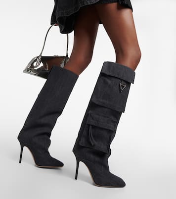 Botas altas Sienna en denim | The Attico