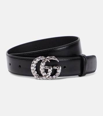 GG Marmont embellished leather belt | Gucci