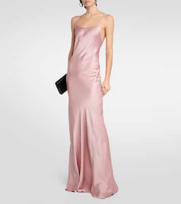 Robe aus Satin | Victoria Beckham