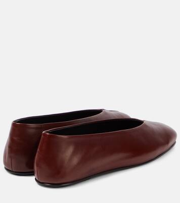 Eva Two leather ballet flats | The Row
