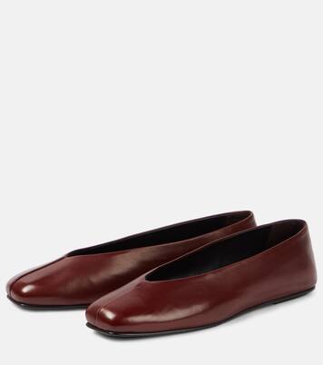 Eva Two leather ballet flats | The Row