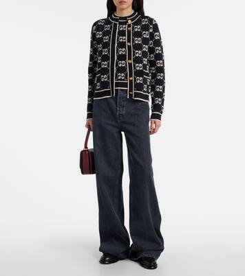 Cardigan GG aus Woll-Bouclé | Gucci