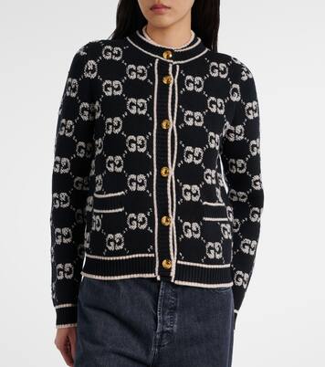 Cardigan GG aus Woll-Bouclé | Gucci
