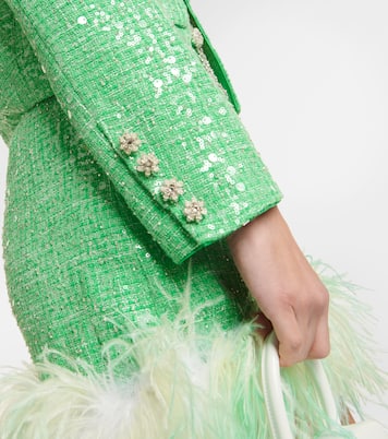 Giacca in bouclé con paillettes | Self-Portrait