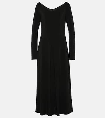 Valido pleated jersey maxi dress | Max Mara