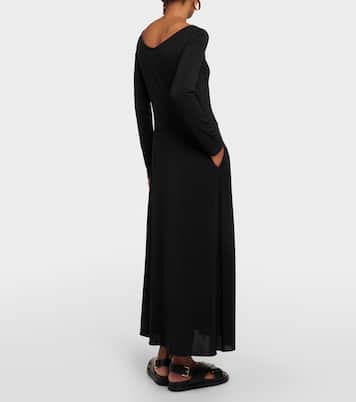 Valido pleated jersey maxi dress | Max Mara