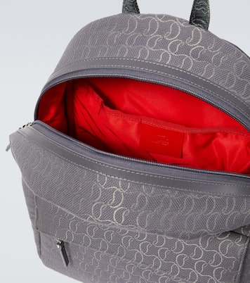 Rucksack Zip N Flap aus Jacquard | Christian Louboutin