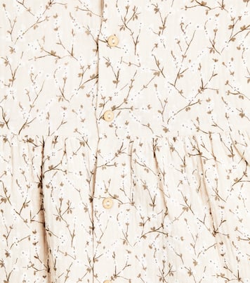 Bébé – Robe en coton à fleurs | Il Gufo