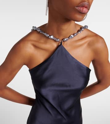 Vestido lencero Cadence de satén | Staud