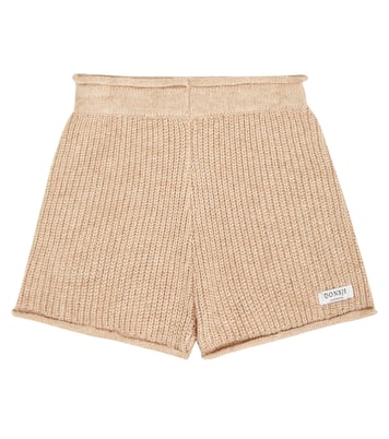 Baby Wes ribbed-knit shorts | Donsje