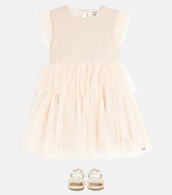 Nena tulle-trimmed dress | Donsje