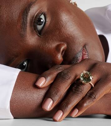 Bague Peekaboo en or rose 18 ct, prasiolite et diamants | Bucherer Fine Jewellery