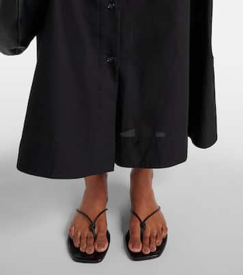 Sandalen The Knot aus Leder | Toteme