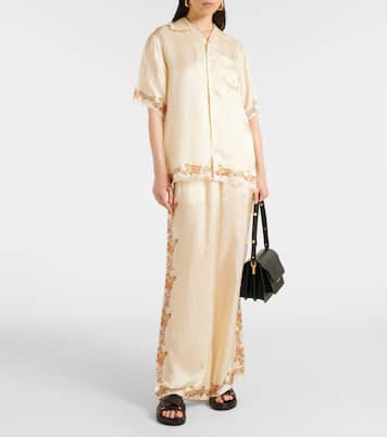 Bedrucktes Hemd aus Satin | Marni