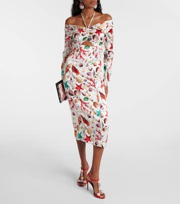 Verzierte Sandalen Capri aus Leder | Dolce&Gabbana