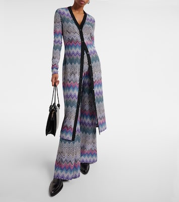 Schlaghose aus Häkelstrick | Missoni