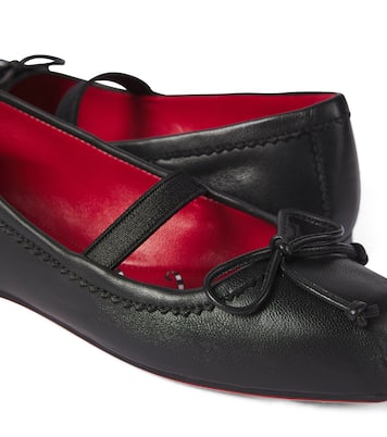 Baballet leather ballet flats | Christian Louboutin Kids