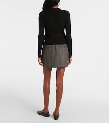 Wool wrap top | Jardin des Orangers