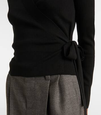 Wool wrap top | Jardin des Orangers