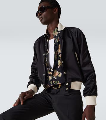 Satin blouson | Tom Ford