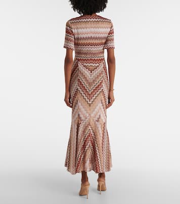 Maxikleid aus Häkelstrick | Missoni