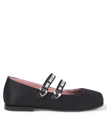 Ballerine con pelle | Moschino Kids