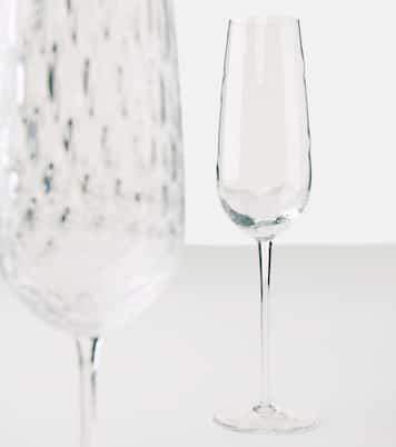 Tolomeo set of 6 champagne flute glasses | NasonMoretti
