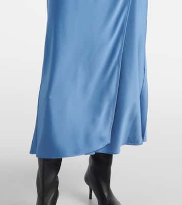 Robe longue en satin | Acne Studios